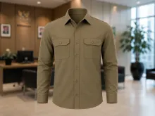 Kemeja PDH corporate drill premium untuk BUMN dan instansi